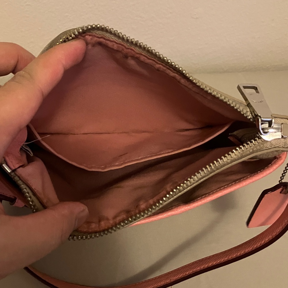 Coach Beige and Pink Crossbody Bag - Picture 11 of 15